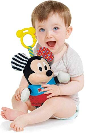 Clementoni Disney Baby 17165 Baby Mickey First Activities, Peluche Baby Mickey