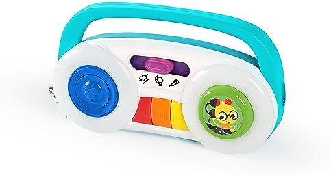 Baby Einstein , Giocattolo Musicale Toddler Jams, 3 stazioni musicali, 30+ melodie e suoni, controllo del volume, da afferrare, età 12 mesi+