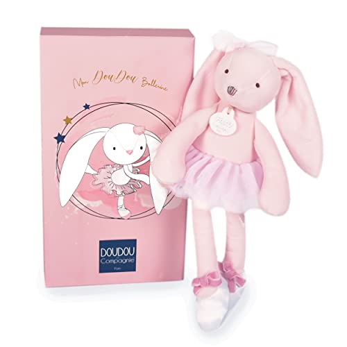 Doudou et Compagnie Doudou Coniglio Coniglio Tutu Rosa 30 cm MON DOUDOU BALLERINE