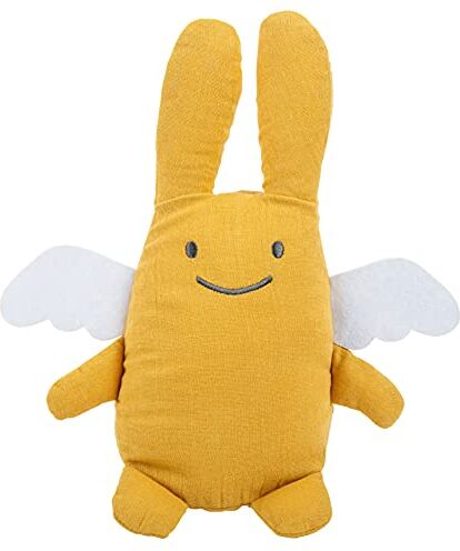 Trousselier Peluche musicale Angel Bunny Music Lullaby W.A Mozart Tessuto di lino Modern Chic Regalo ideale Lavabile in lavatrice Colore Curry 2 count