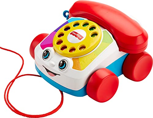 Fisher Price - Telefono Parlante Trascinabile, Giocattolo per Bambini 1+ Anni,
