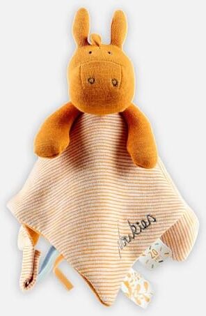 Noukie's Doudou per bambini Doudou in cotone bio Paco l'Asino Multifunzione Ocra 1 unità