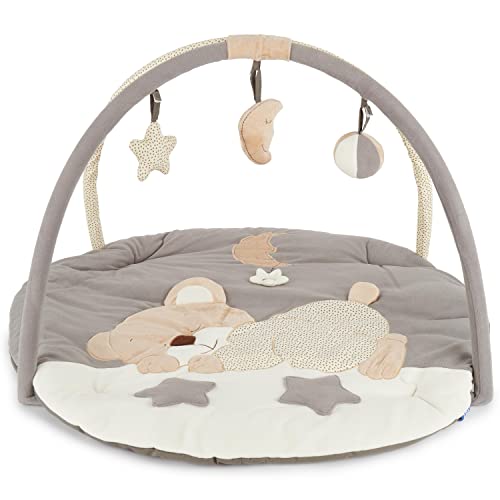 BIECO Bambino soffitto avventura con arco Sleeping Bear, circa 90 cm, grigio