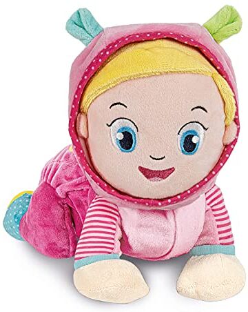 Clementoni - Alice Gattona e Canta, Peluche interattivo parlante, canzoncine e filastrocche-Gioco Bambini 6 Mesi, Gattonamento e Primi Passi, Centro attività per Gattonare, Italiano, Multicolore,