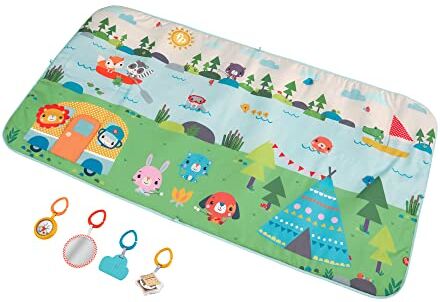 Fisher Price -Tappetino Grandi Avventure, Tappetino Attività da 152 cm con Accessori, Giocattolo per Neonati 0+ Mesi,