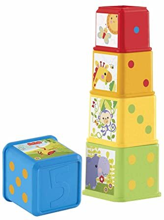 Mattel Fisher-Price Bunte Stapelwürfel