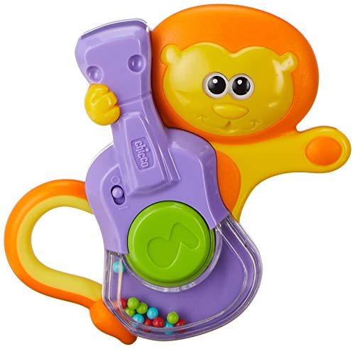 Chicco Trillino Leone Musicale Trillo Sonaglino Prima Infanzia Giocattolo 341, Multicolore, Afferrafacile, 8003670877295