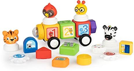 Baby Einstein Connectables 20 pezzi STEAM Magnetic Blocks Giocattoli di apprendimento Numeri Colori Animali per bambini 6 mesi+ Toddler 1 2 3 4 5 anni