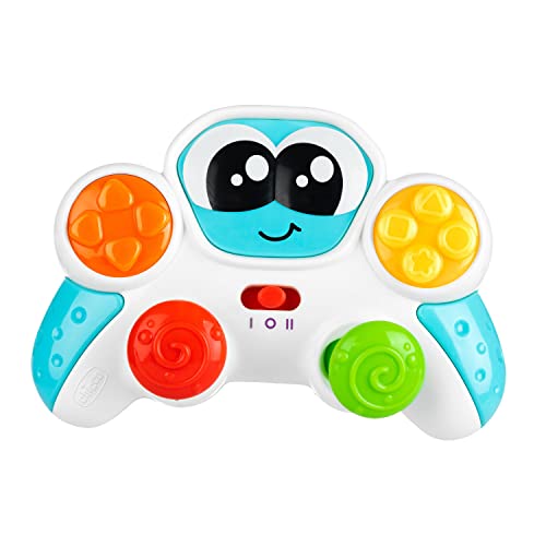 Chicco Baby Controller, Giocattolo Parlante e Interattivo, Controller Elettronico Educativo Bilingue Italiano/Inglese, Con Luci e Più di 20 Suoni, Gioco con Luci e Suoni, Giochi 6 Mesi 3 Anni