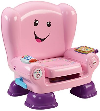 Fisher Price CFD39 Smart Stages Pink Chair, Activity Chair Toy for 1 Year Old with Sounds, Music and Phrases