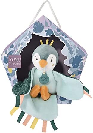 Doudou et Compagnie La Colline aux Oiseaux Cui-Cui Mandorla (con Suono) Peluche Verde 23 cm Regalo Neonato Bella scatola nido