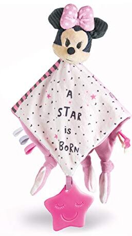 Clementoni - Disney Baby Minni Minnie Morbida Copertina-Bambino 0-18 Mesi, Multicolore,