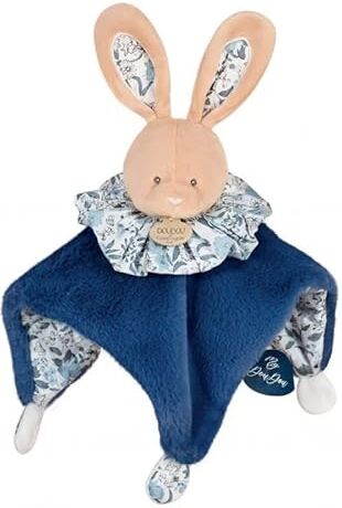 Doudou et Compagnie Doudou Coniglio Doudou Ball Blu 25 cm DouDOU Ball