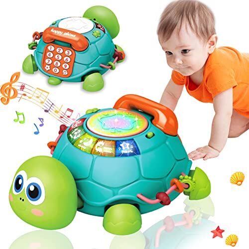 Kaybolge Giochi Bambini 1 Anno Giocattolo Bambini 12-18 Mesi Regalo Bambini 1 2 3 Anno con luci/Suoni Animali/Telefono Lettera Numero Giochi Neonato 6 9 12 18 Mesi