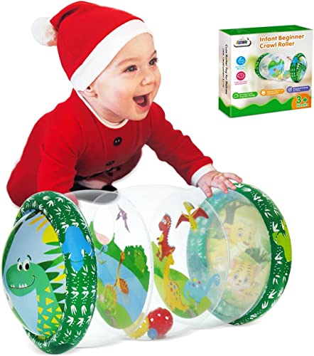 ZMLM Baby Rullo Ausiliario per Gattonare Rullo Beginner Crawling Toys: Best Educational Game Roller 3-12 Mesi, 1 2 3 Anni Bambino Regali di Natale  Compleanno   Pancia  attività all'aperto al Coperto