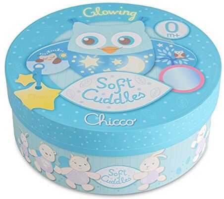 Chicco 7704 Soft Cuddles Pannello, Gufo, Azzurro