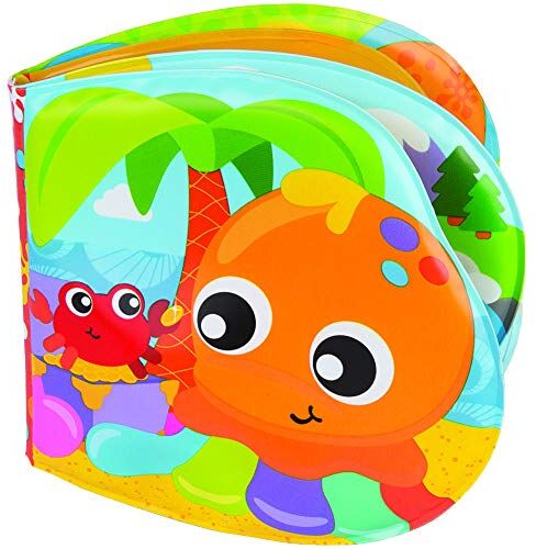 Playgro Libro da Bagnetto, con Effetti Sonori, A partire da 6 mesi, Senza Bisfenolo A (BPA), Splashing Fun Friends Bath Book, Multicolore, 40180