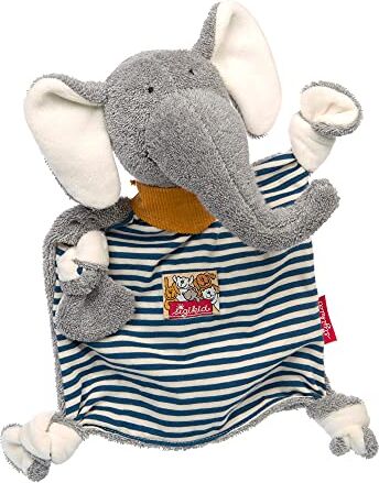 Sigikid Elefant Asciugamano per bambini, colore: grigio/blu