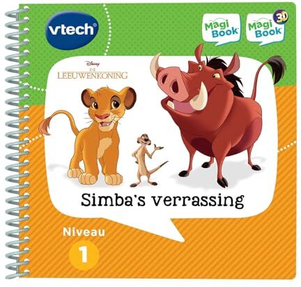 VTech MagiBook Libro delle attività del Re Leone, Simba's Surprise, giocattoli educativi, livello 1, 2-4 anni, versione tedesca