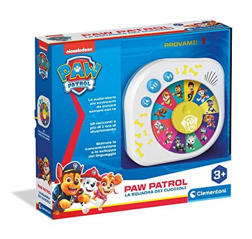 Clementoni Paw Patrol La Squadra Dei Cuccioli Racconta Storie Per Bambini, Storyteller, Educativo, Gioco Interattivo 3 Anni, Parlante Italiano