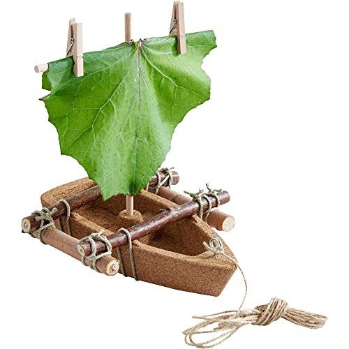 HABA Terra Kids Assembly kit Cork Boat- Optimum floating properties – in shallow water, in the sea or in the bathtub, made of environmentally friendly material