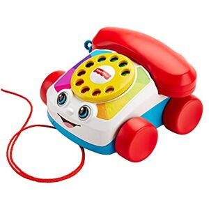 Fisher Price - Telefono Parlante Trascinabile, Giocattolo per Bambini 1+ Anni, Fisher Price - Telefono Parlante Trascinabile, Giocattolo per Bambini 1+ Anni,