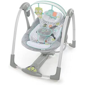 Ingenuity Sedia a Dondolo Compact Swing Hugs & Hoots Bianco Grigio Ingenuity Sedia a Dondolo Compact Swing Hugs & Hoots Bianco Grigio