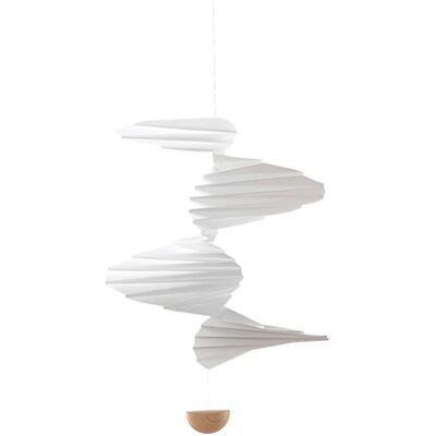 Flensted Mobiles Air Stream 24 Pellicola mobile, 45 cm, colore: Bianco Flensted Mobiles Air Stream 24 Pellicola mobile, 45 cm, colore: Bianco