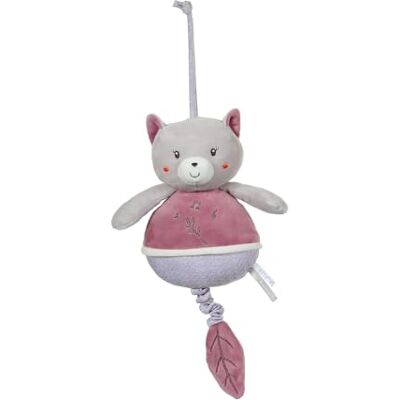 Gipsy TOYS – GATTO – SCATOLA MUSICA – PELUCA MUSICALE – GAMMA BAMBOO – 32 CM S/CARTA – ROSA E GRIGIO – 1° ETÀ Gipsy TOYS – GATTO – SCATOLA MUSICA – PELUCA MUSICALE – GAMMA BAMBOO – 32 CM S/CARTA – ROSA E GRIGIO – 1° ETÀ