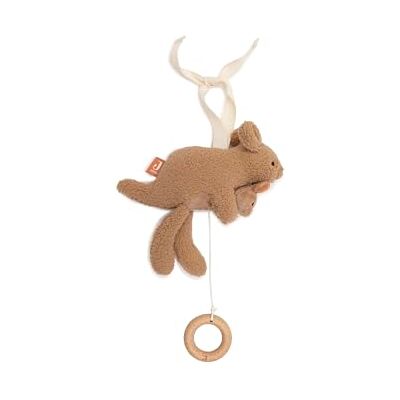 Jollein Giocattolo musicale per bambini – Kangaroots – Giocattolo musicale morbido con canguro e bambino – Con anello di legno a carica – Aiuto per il sonno del bambino – Regali per neonati Jollein Giocattolo musicale per bambini – Kangaroots – Giocattolo musicale morbido con canguro e bambino – Con anello di legno a carica – Aiuto per il sonno del bambino – Regali per neonati