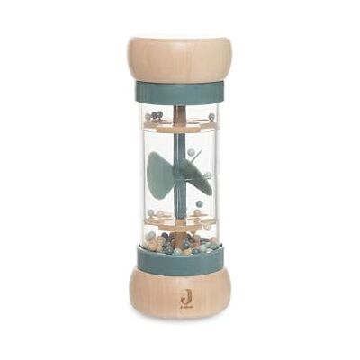 Jollein Pioggia Baby in Legno – On The Go – Giocattoli per Bambini a Partire da 0+ Mesi – con Scooter ed Elicottero – Promuove Sensi e capacità motorie, Verde Marino/Beige Jollein Pioggia Baby in Legno – On The Go – Giocattoli per Bambini a Partire da 0+ Mesi – con Scooter ed Elicottero – Promuove Sensi e capacità motorie, Verde Marino/Beige