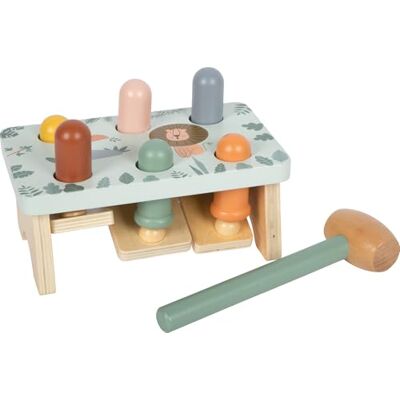 small foot Gioco con martelletto Safari in Legno FSC® 100% Certificato, Robusto Giocattolo per la motricità con martelletto e Bacchette di Legno, per Bambini dai 12 Mesi, small foot Gioco con martelletto Safari in Legno FSC® 100% Certificato, Robusto Giocattolo per la motricità con martelletto e Bacchette di Legno, per Bambini dai 12 Mesi,
