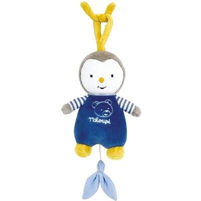 Jemini -Tu Scolpito T'CHOUPI Baby Spazzola Musicale +/-16 CM, Colore Blu Jemini -Tu Scolpito T'CHOUPI Baby Spazzola Musicale +/-16 CM, Colore Blu