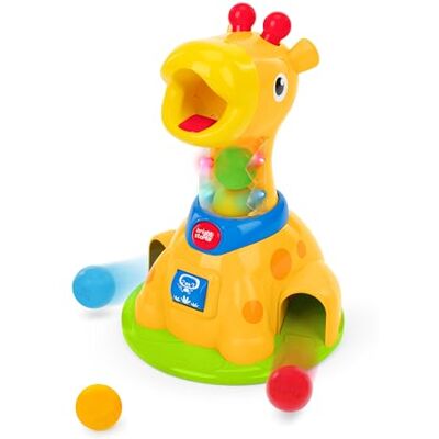 Bright Starts , Spinnin’ Spots Giraffa Giocattolo con Palline per Sviluppo Motorio e Causa-Effetto, 6+ Mesi, Unisex Bright Starts , Spinnin’ Spots Giraffa Giocattolo con Palline per Sviluppo Motorio e Causa-Effetto, 6+ Mesi, Unisex