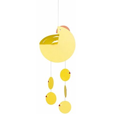 Flensted Mobiles Flensted Mobile Chick-Hen, decorazione da appendere fatta a mano in Danimarca Flensted Mobiles Flensted Mobile Chick-Hen, decorazione da appendere fatta a mano in Danimarca