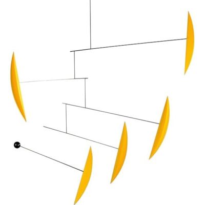 Flensted Mobiles Mobile Tango Giallo, decorazione da appendere fatta a mano in Danimarca Flensted Mobiles Mobile Tango Giallo, decorazione da appendere fatta a mano in Danimarca