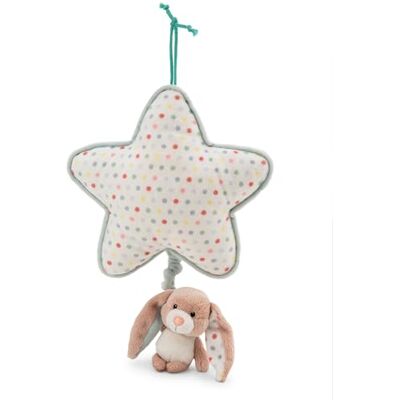 NICI carillon stella 21x20cm con coniglio Fjella 9cm rosa chiaro Peluche per dormire per neonati e bambini piccoli, peluche per bambini e bambine ideale per letto NICI carillon stella 21x20cm con coniglio Fjella 9cm rosa chiaro Peluche per dormire per neonati e bambini piccoli, peluche per bambini e bambine ideale per letto