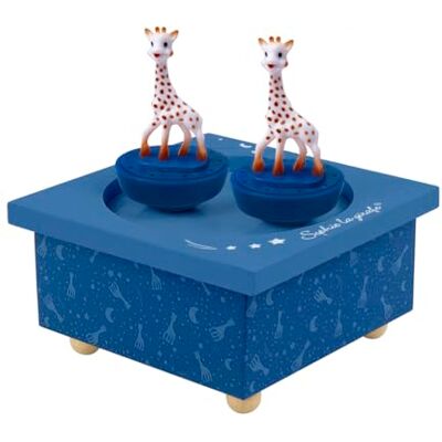 Trousselier Carillon con Figurine Magnetiche Dancing Music Box, 19 x 10,5 x 13 cm, Multicolore (Giraffa Sophie Notte ) Trousselier Carillon con Figurine Magnetiche Dancing Music Box, 19 x 10,5 x 13 cm, Multicolore (Giraffa Sophie Notte )