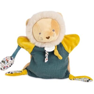 Doudou et Compagnie – BOH'Aime Marionetta Leone – Doudou Marionetta Risveglio – Tessuto alla moda – Colori Ocra & Foresta – per interazioni genitore/bambino – Fin dalla nascita – Doudou et Compagnie – BOH'Aime Marionetta Leone – Doudou Marionetta Risveglio – Tessuto alla moda – Colori Ocra & Foresta – per interazioni genitore/bambino – Fin dalla nascita –
