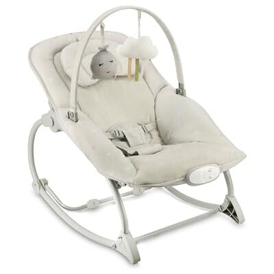 Momi Sdraietta a dondolo LAPIS per bambini fino a 12 kg, a batteria, cinture 3 punti, barra con 2 giocattoli, schienale 3 posizioni, 8 melodie, regolazione volume, 3 modalità vibrazione Momi Sdraietta a dondolo LAPIS per bambini fino a 12 kg, a batteria, cinture 3 punti, barra con 2 giocattoli, schienale 3 posizioni, 8 melodie, regolazione volume, 3 modalità vibrazione