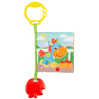 Playgro First Fun Stroller Book, Libro giocattolo Passeggino per neonati dalla nascita, Anello di dentizione, 0 m, regalo per la nascita Playgro First Fun Stroller Book, Libro giocattolo Passeggino per neonati dalla nascita, Anello di dentizione, 0 m, regalo per la nascita