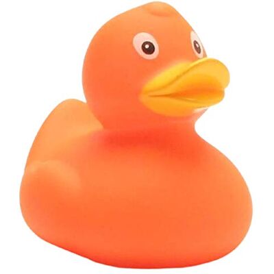 Duckshop Olga Orange Paperella da bagno con scritta in lingua inglese "I cigoli", lunghezza: 8 cm Duckshop Olga Orange Paperella da bagno con scritta in lingua inglese "I cigoli", lunghezza: 8 cm