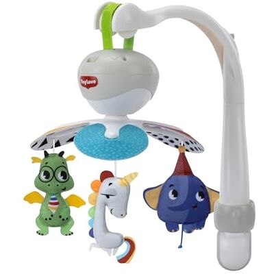 Tiny Love Take A Long Mobile, 3 in 1 Giostrina Culla Neonato Musicale Portatile, 0+ Mesi, Gioco Passeggino Neonato, 3 Attacchi Universali, 30 Minuti Musica, Collezione Born To Party Tiny Love Take A Long Mobile, 3 in 1 Giostrina Culla Neonato Musicale Portatile, 0+ Mesi, Gioco Passeggino Neonato, 3 Attacchi Universali, 30 Minuti Musica, Collezione Born To Party