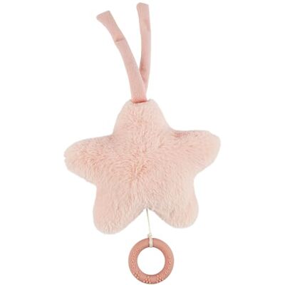 Nattou Carillon, Stella, Ninna Nanna "La-Le-Lu", Con Anello, 100% Poliestere, FanFan, Rosa Nattou Carillon, Stella, Ninna Nanna "La-Le-Lu", Con Anello, 100% Poliestere, FanFan, Rosa