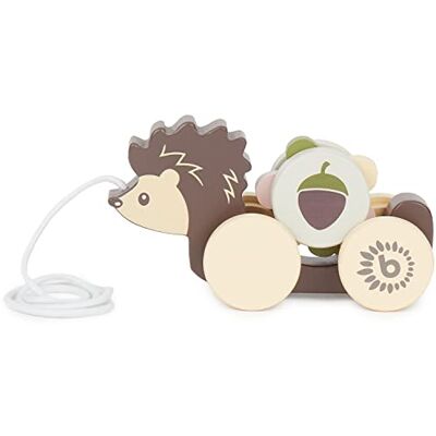 BIECO che tira legno di riccio Giocattoli da tirare a partire da 1 anno Animale da traino in legno Riccio in legno giocattolo per bambini Tirare gli animali in legno gioco trainabile BIECO che tira legno di riccio Giocattoli da tirare a partire da 1 anno Animale da traino in legno Riccio in legno giocattolo per bambini Tirare gli animali in legno gioco trainabile