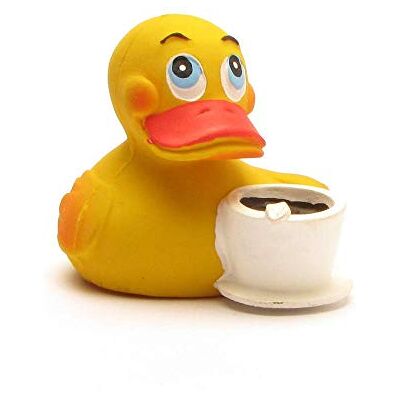 Duckshop I Coffee Anatra da bagno, 7,5 cm Duckshop I Coffee Anatra da bagno, 7,5 cm