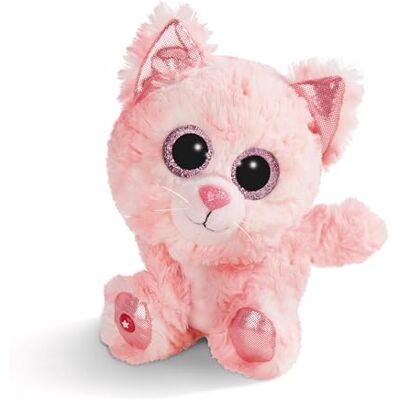 NICI Peluche Glubschis Gattino Dreamie 15 cm, peluche con grandi occhi glitterati NICI Peluche Glubschis Gattino Dreamie 15 cm, peluche con grandi occhi glitterati