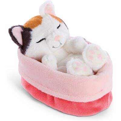 NICI Morbido gatto calico di peluche, 12 cm, multicolore NICI Morbido gatto calico di peluche, 12 cm, multicolore
