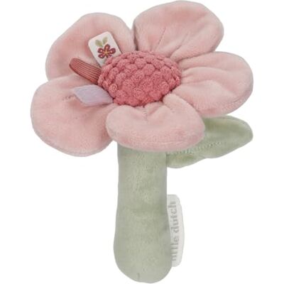 Little Dutch 9001 Sonaglio a forma di fiore, colore: Rosa Little Dutch 9001 Sonaglio a forma di fiore, colore: Rosa