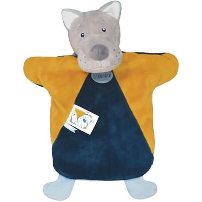 Baby Nat ' – Burattino Doudou Lupo 25 cm – Burattino peluche per neonati, morbido e facile da maneggiare, giocattolo di risveglio e complicità, genitore bambino, idea regalo per nascita, bambina e Baby Nat ' – Burattino Doudou Lupo 25 cm – Burattino peluche per neonati, morbido e facile da maneggiare, giocattolo di risveglio e complicità, genitore bambino, idea regalo per nascita, bambina e